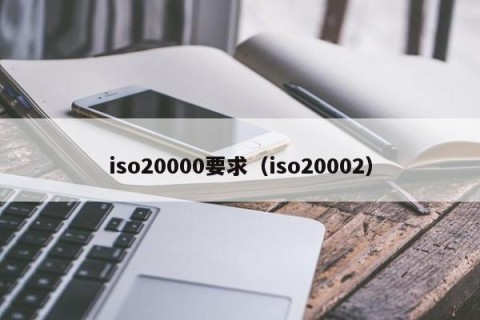 iso20000要求（iso20002）