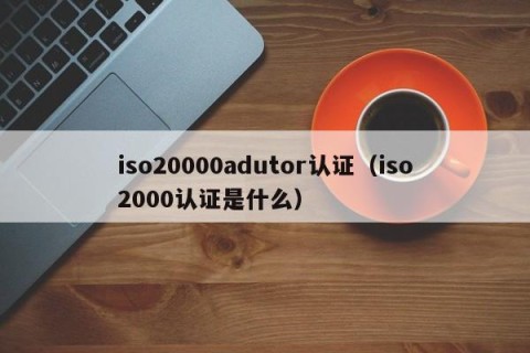 iso20000adutor认证（iso2000认证是什么）