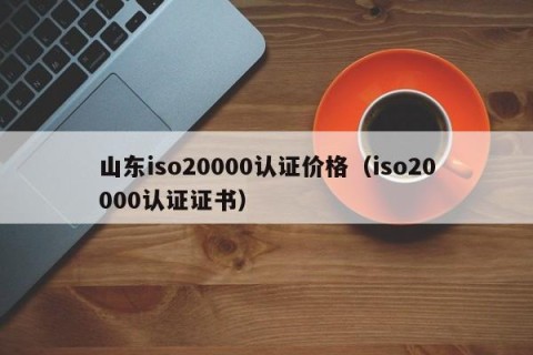 山东iso20000认证价格（iso20000认证证书）