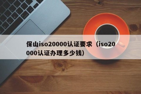 保山iso20000认证要求（iso20000认证办理多少钱）