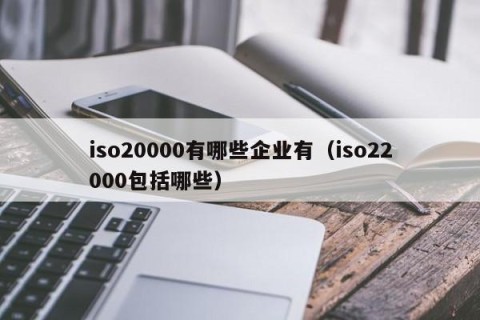 iso20000有哪些企业有（iso22000包括哪些）