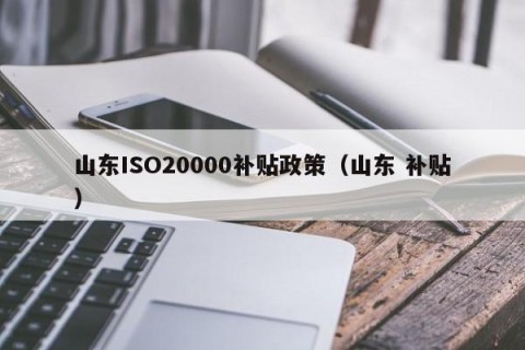 山东ISO20000补贴政策（山东 补贴）