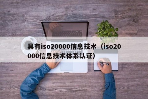 具有iso20000信息技术（iso20000信息技术体系认证）