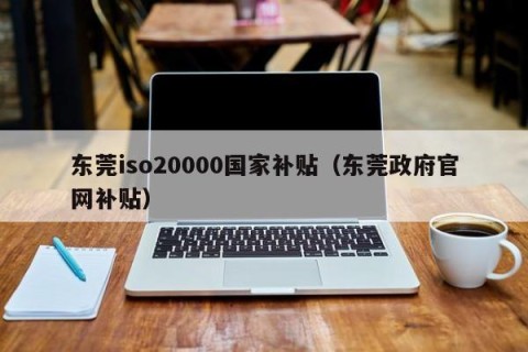 东莞iso20000国家补贴（东莞政府官网补贴）