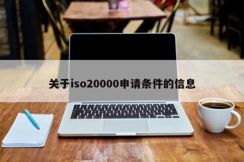 关于iso20000申请条件的信息