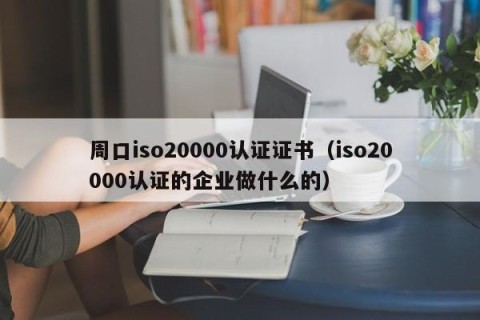 周口iso20000认证证书（iso20000认证的企业做什么的）