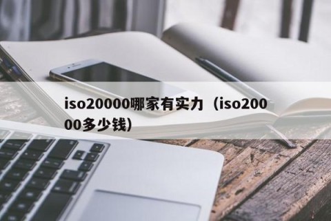 iso20000哪家有实力（iso20000多少钱）