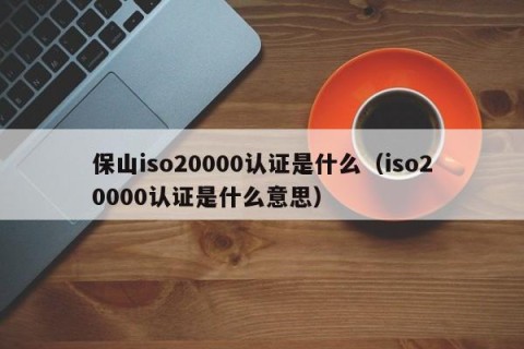 保山iso20000认证是什么（iso20000认证是什么意思）