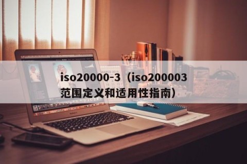 iso20000-3（iso200003范围定义和适用性指南）