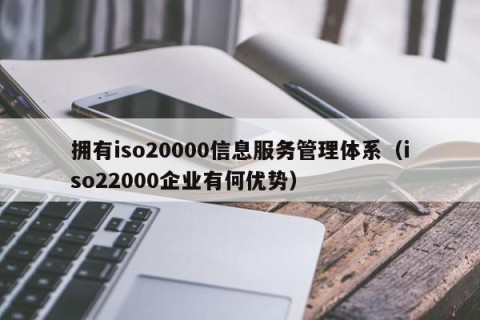 拥有iso20000信息服务管理体系（iso22000企业有何优势）