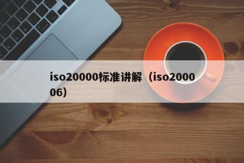 iso20000标准讲解（iso200006）