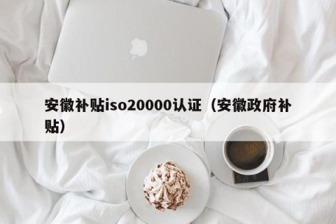 安徽补贴iso20000认证（安徽政府补贴）