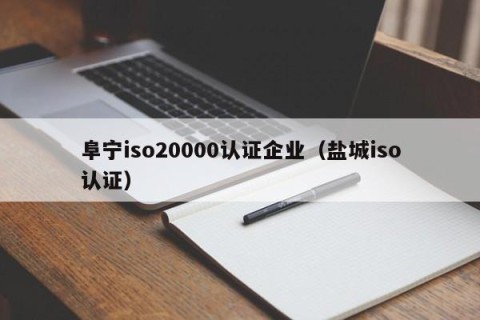 阜宁iso20000认证企业（盐城iso认证）