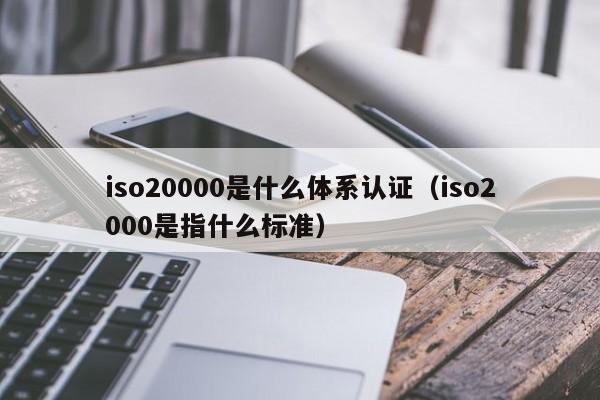 iso20000是什么体系认证(iso2000是指什么标准)